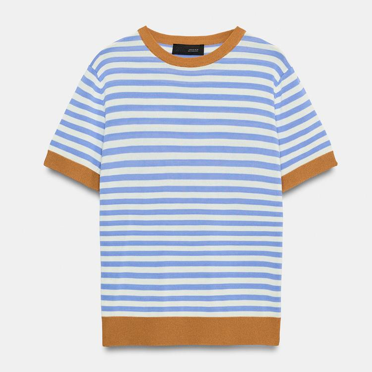 Zara, Striped Knit Top
