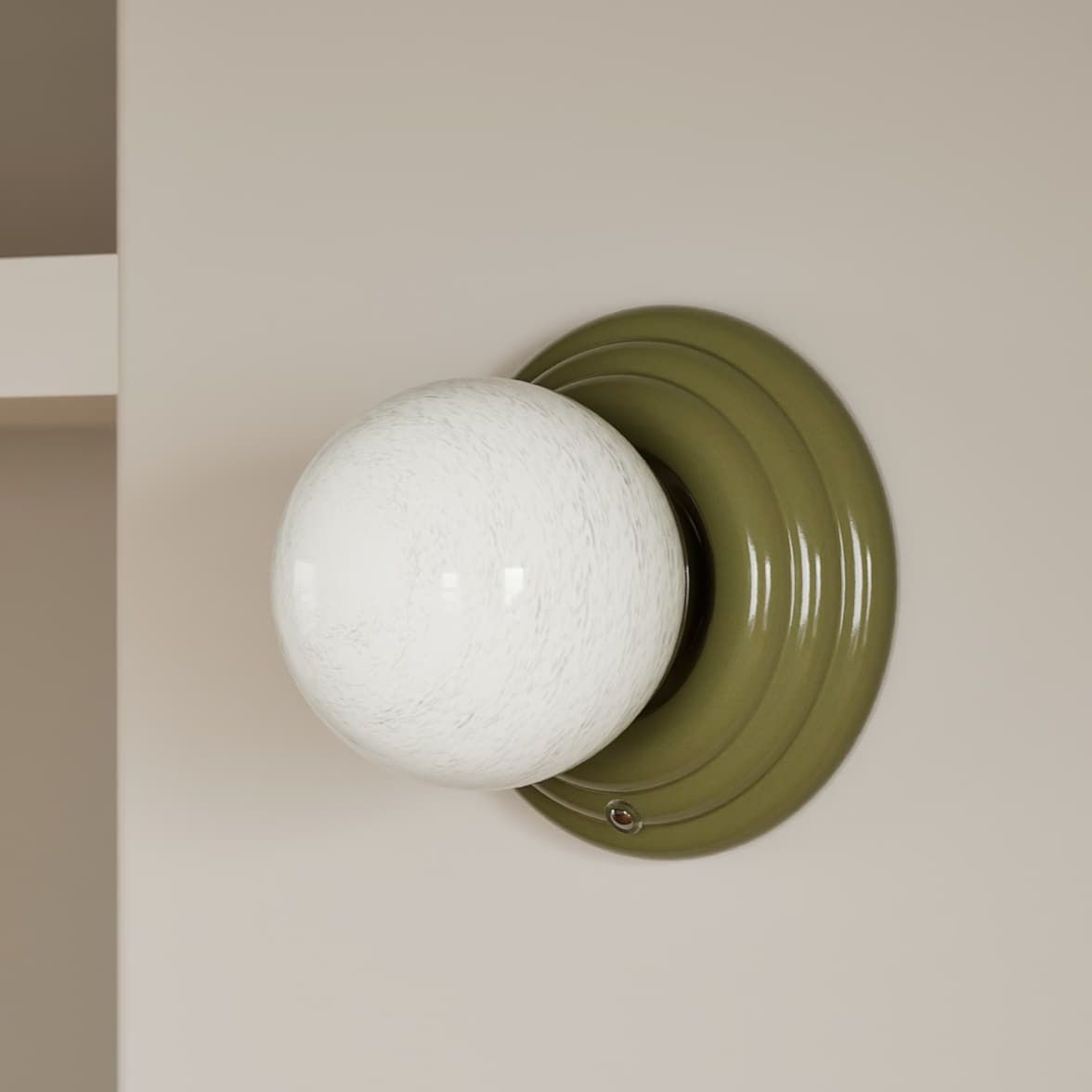 Rechargeable Ribbed Wall Light