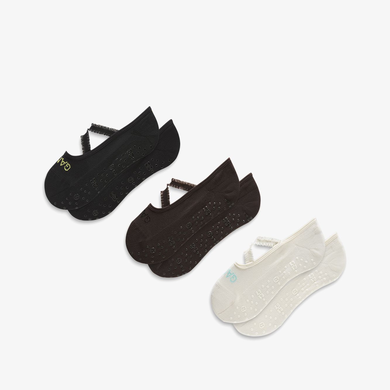 Find Your Balance Ruffle-Trim Grip Socks