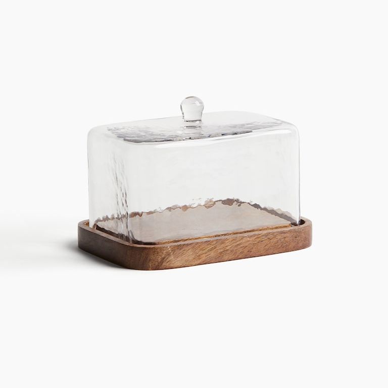 Butter Dish With Glass Cover