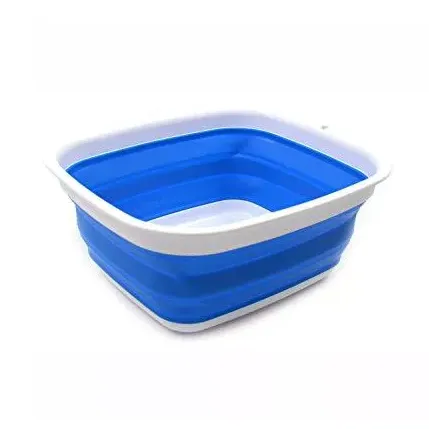 Sammart Collapsible Wash Tub - Foldable Dishpan