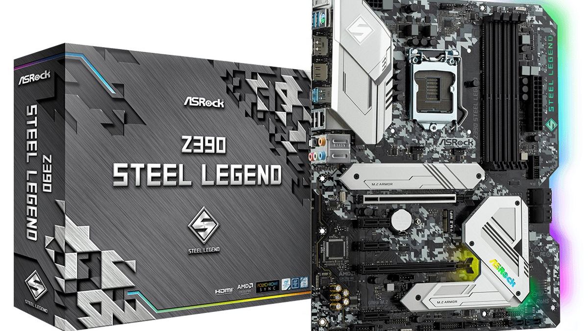 CPU ASROC Z390 STEEL LEGEND CPU I9 9900K ASRock Adds Z390 Steel Legend to Motherboard Lineup: USB 3.2