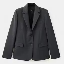 Mango, grey blazer