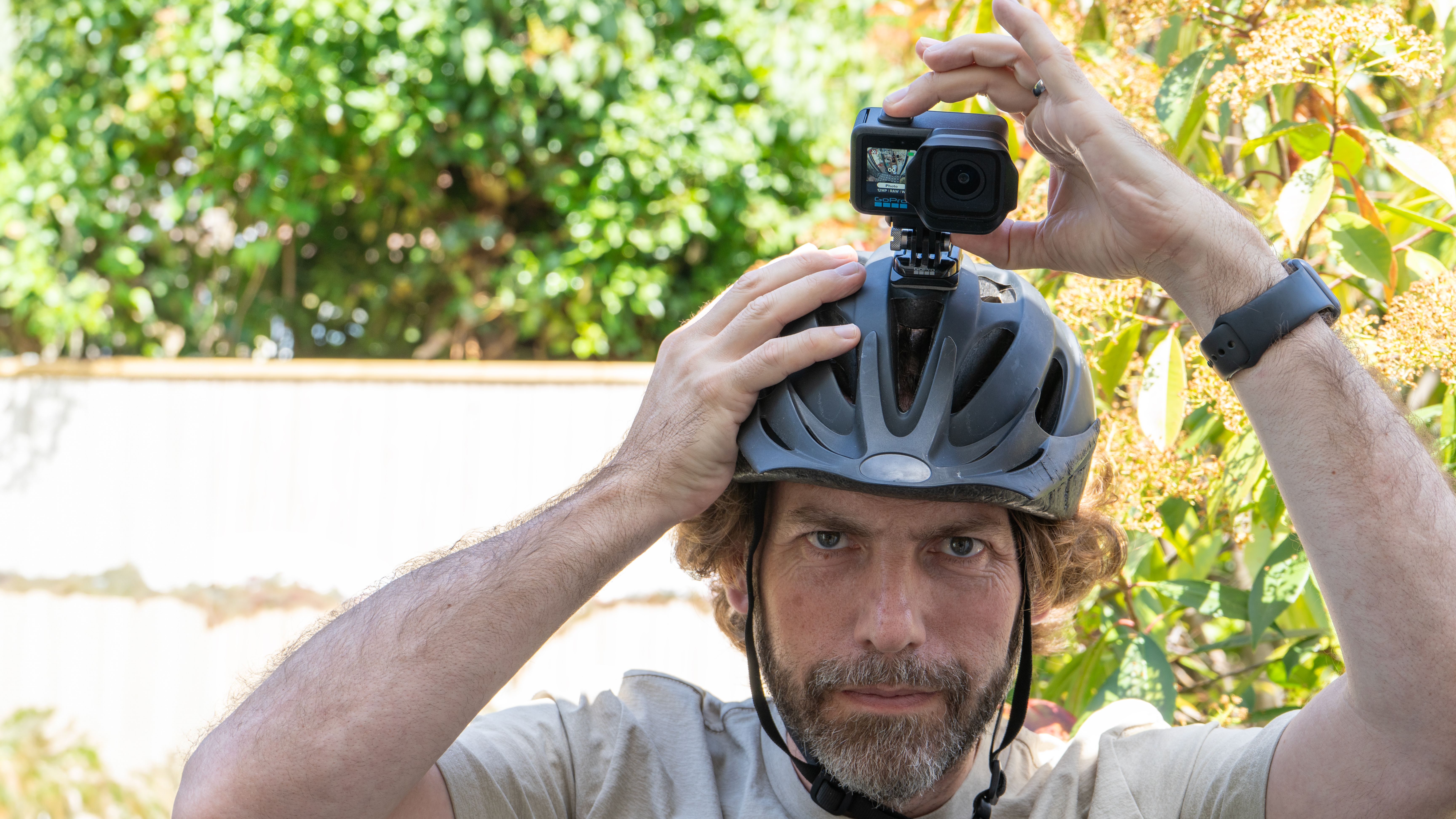 Adding the GoPro Mission 1 Pro to a bike helmet