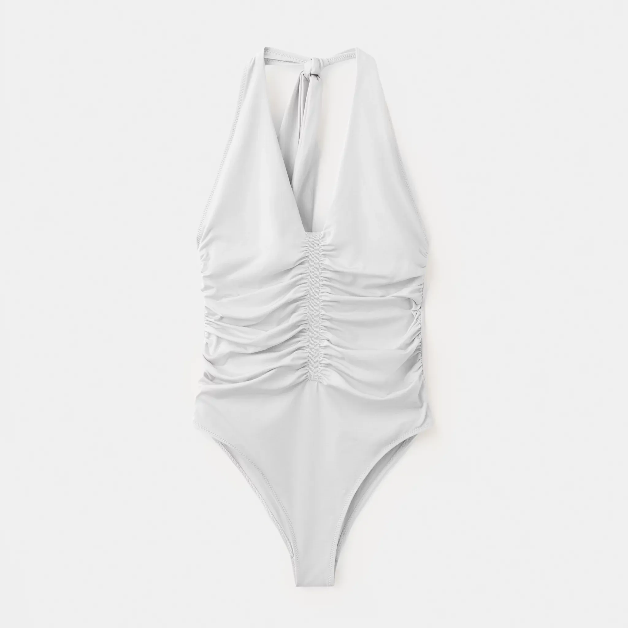 Ruched Halter Swimsuit - Women | Mango Usa