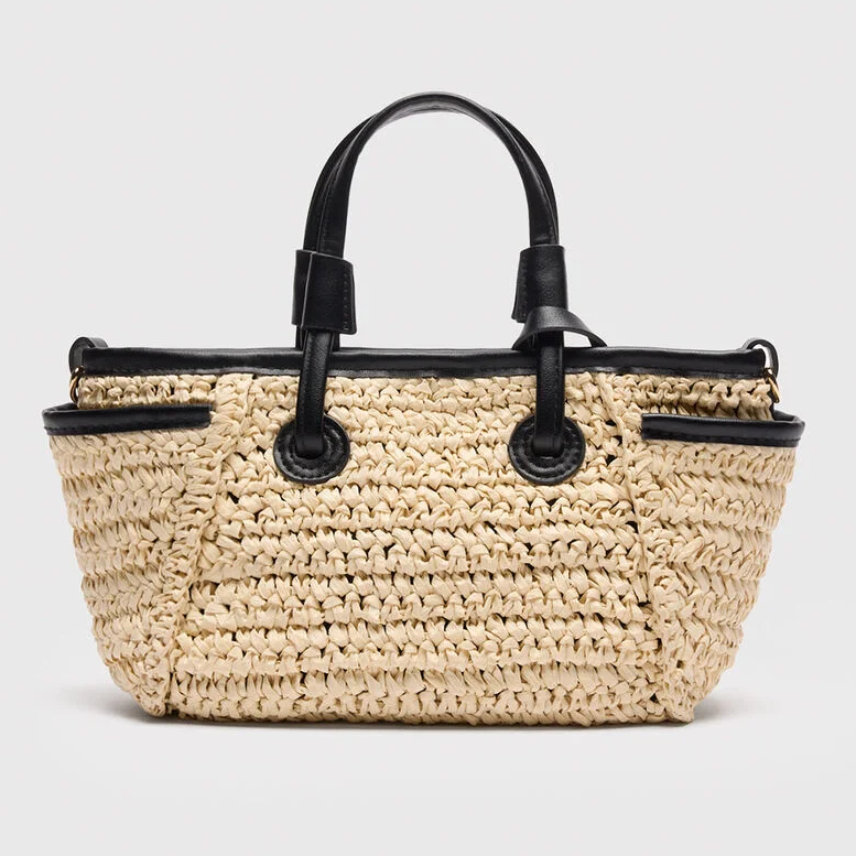 Whistles, Raffia Straw Bag