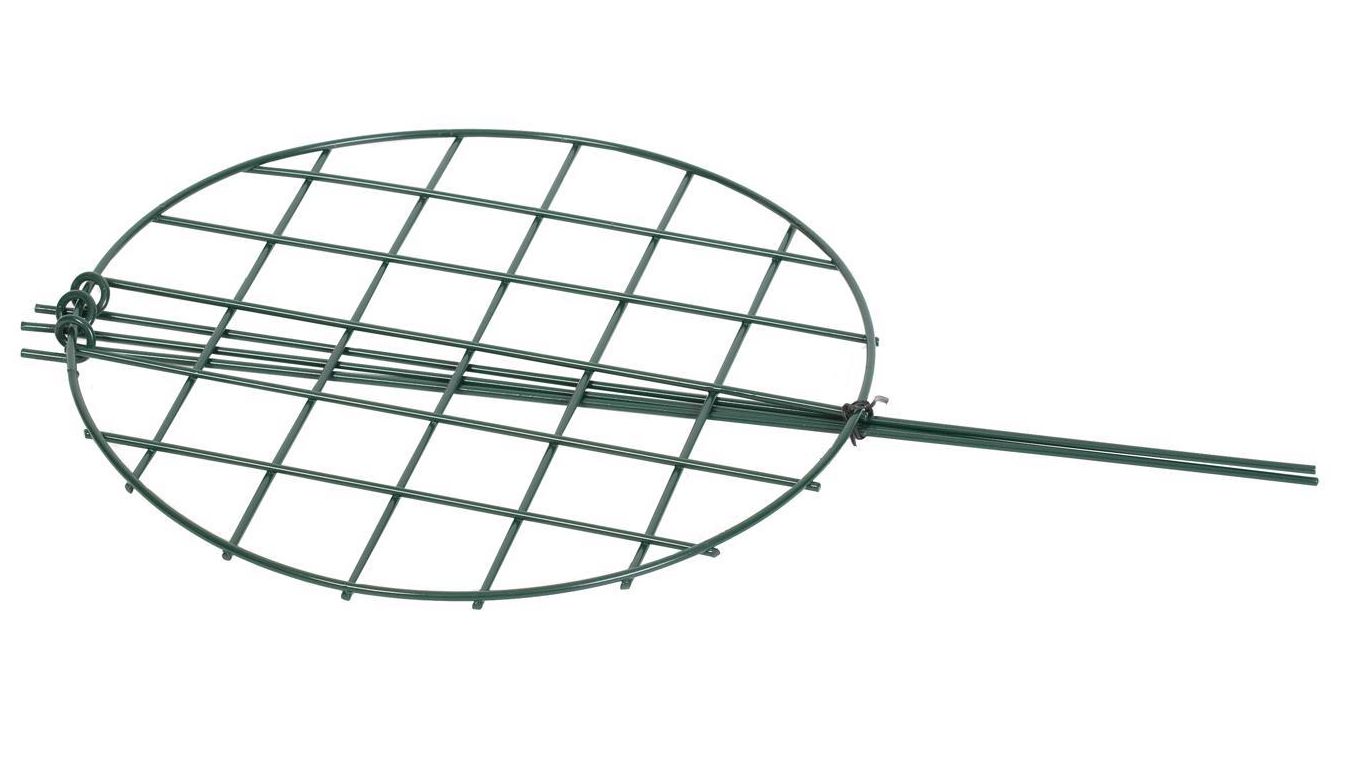 Panacea 24 In. H X 16 In. W X 16 In. D Green Steel Plant Stake