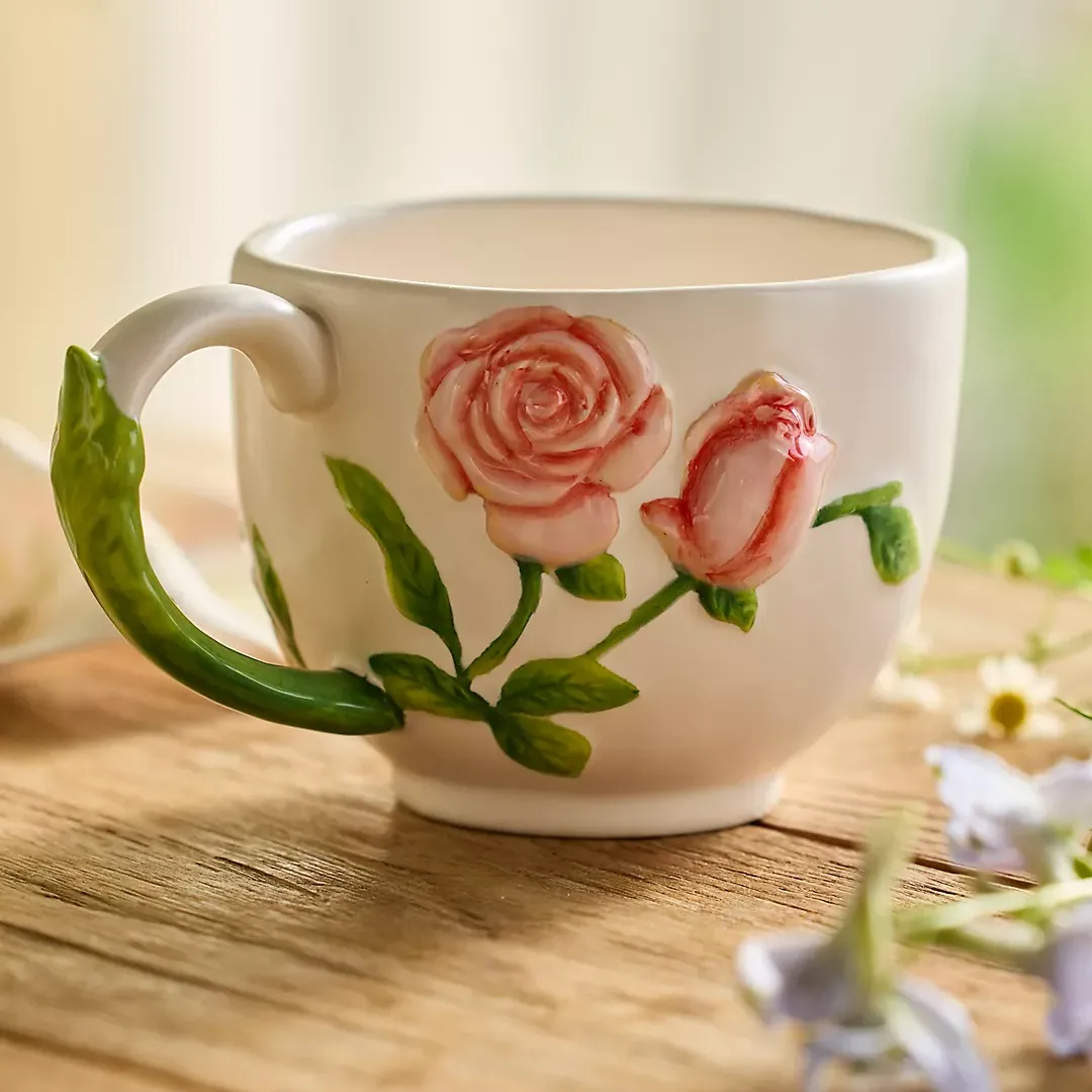 June Terrain flower month mug
