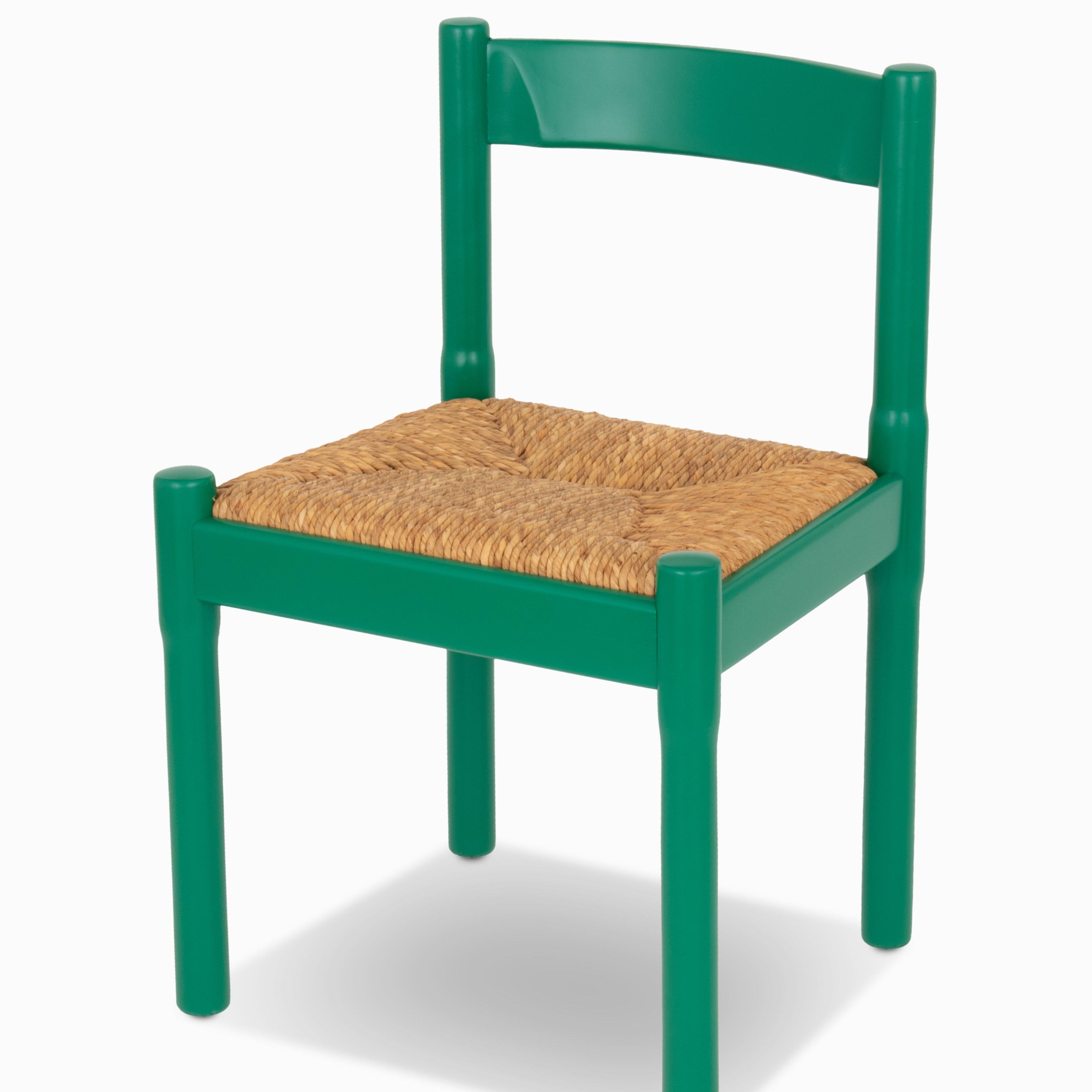 Set of 4 Vintage Mid Century &quot;carimate&quot; Chairs by Vico Magistretti