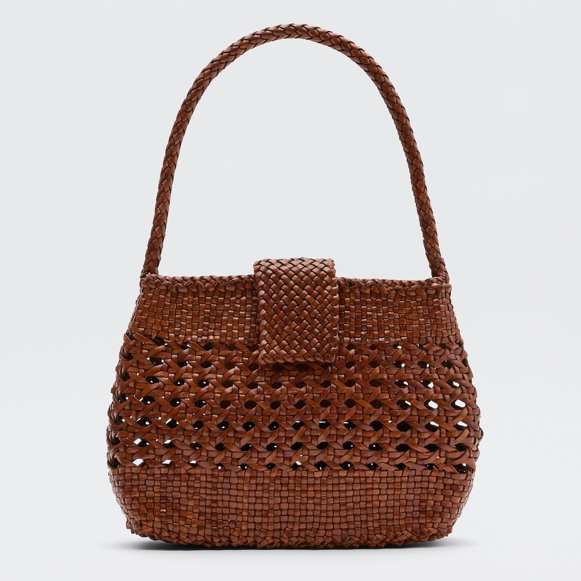 Amoria Leather Bag in Brown Tan