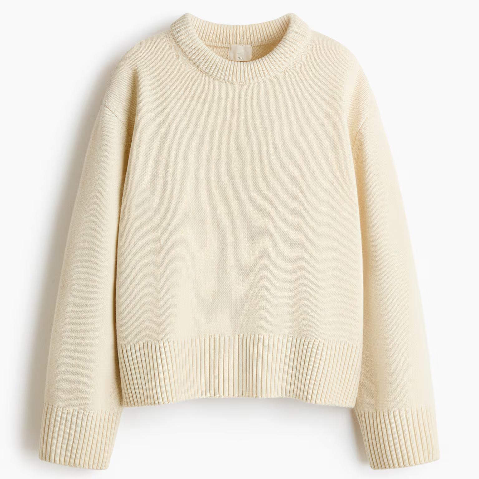 H&amp;amp;M cream wool jumper