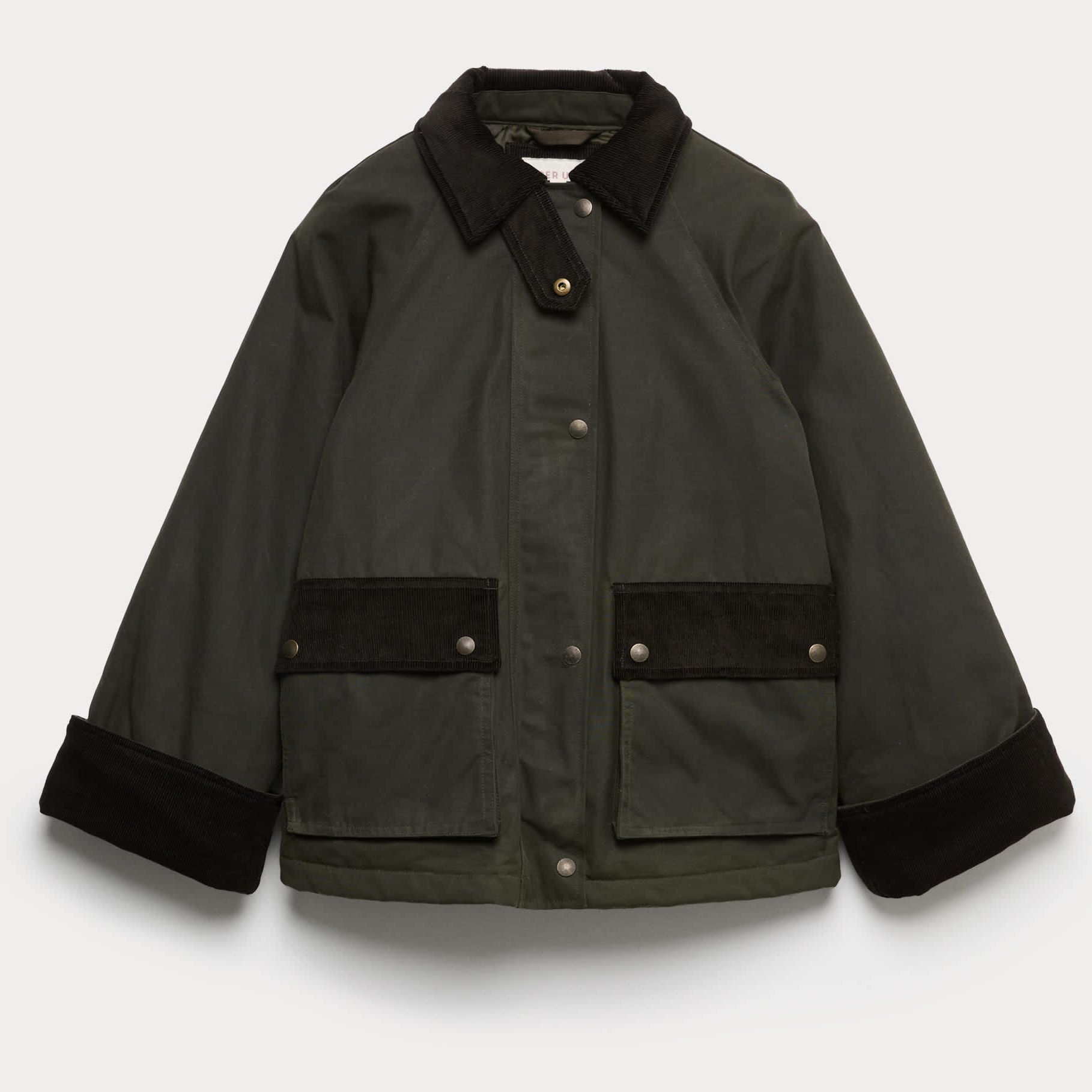 Waxed Pure Cotton Utility Jacket