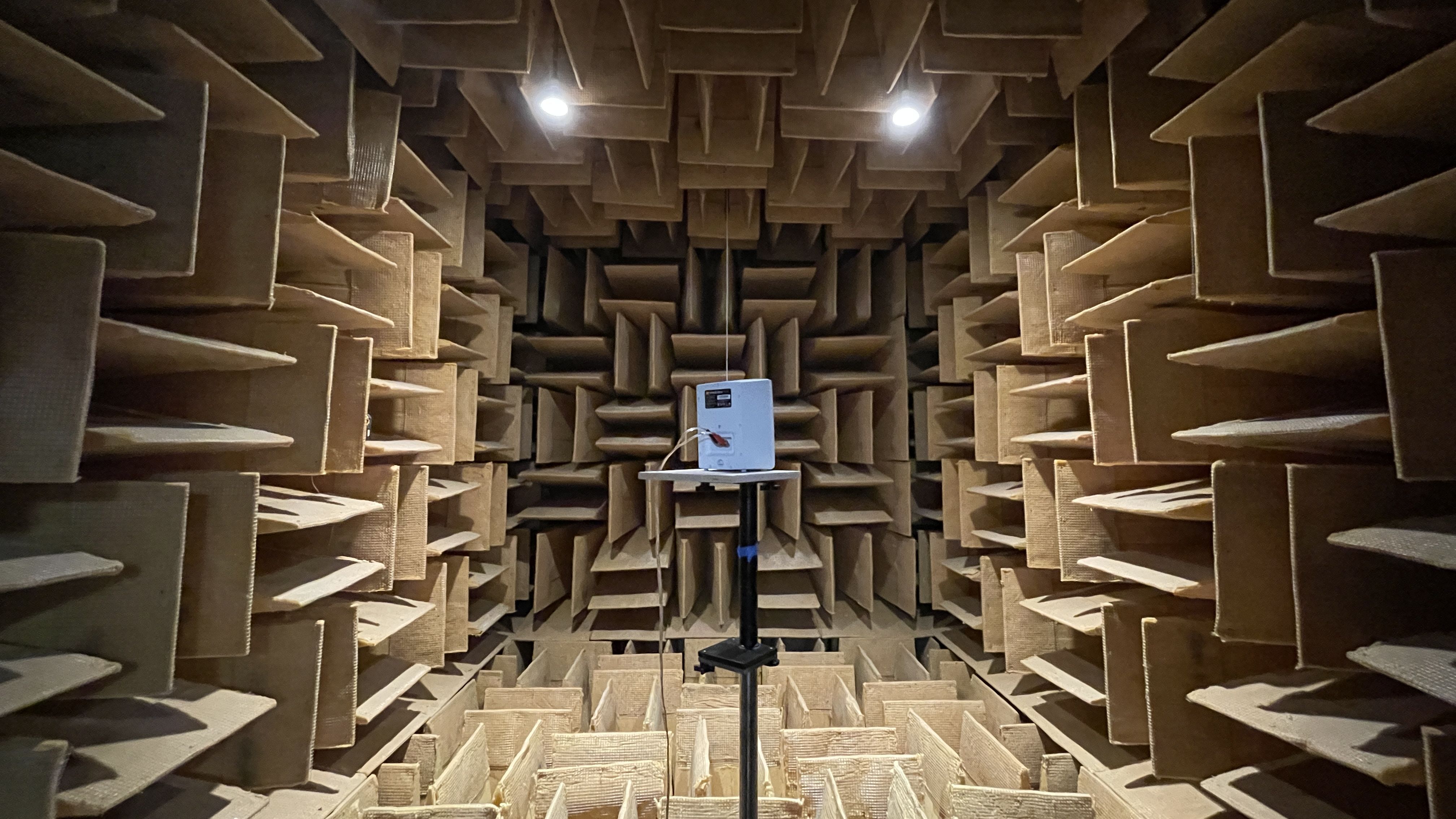 Anechoic chamber at JBL's HQ facility in LA