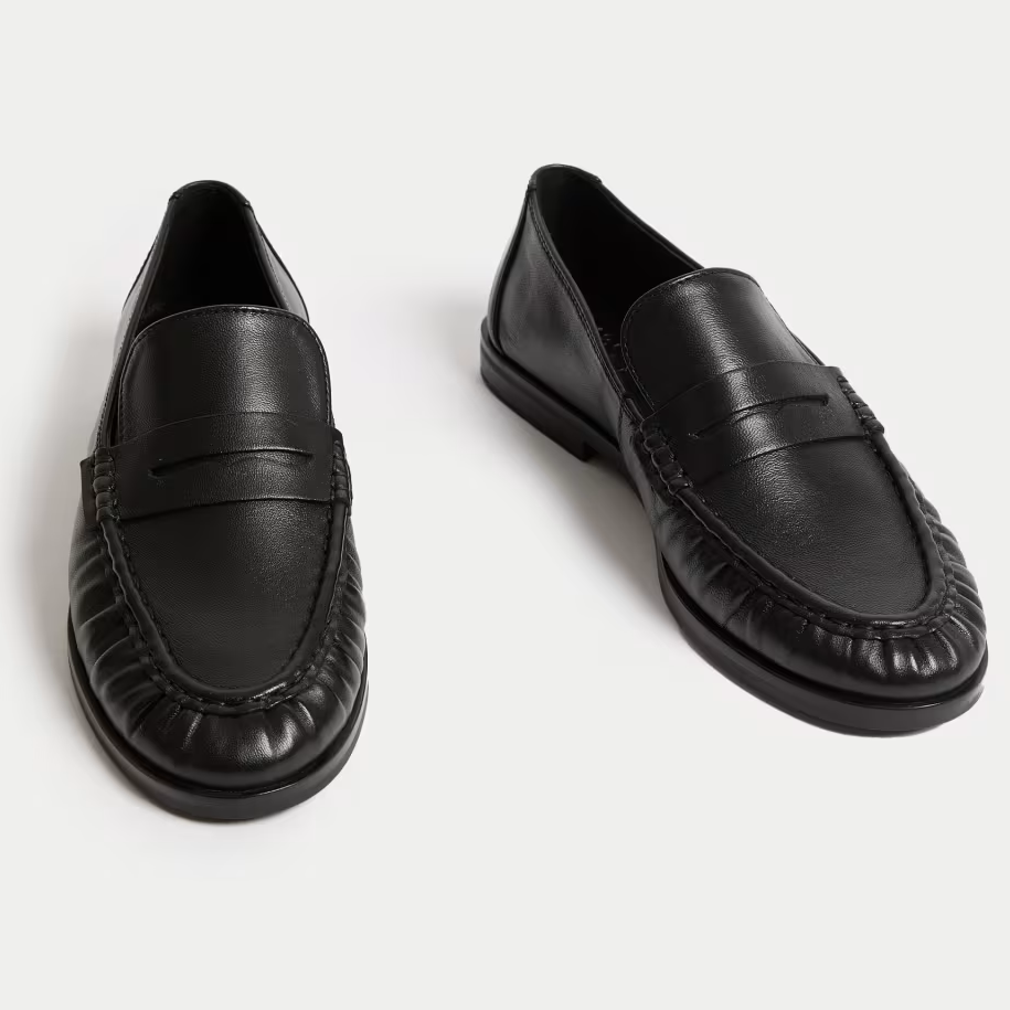M&amp;amp;S, Leather Loafers