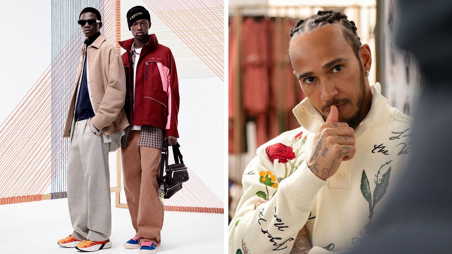 【可愛い☆人気】DIOR AND LEWIS HAMILTON ビーニー Dior races to the future with Lewis Hamilton