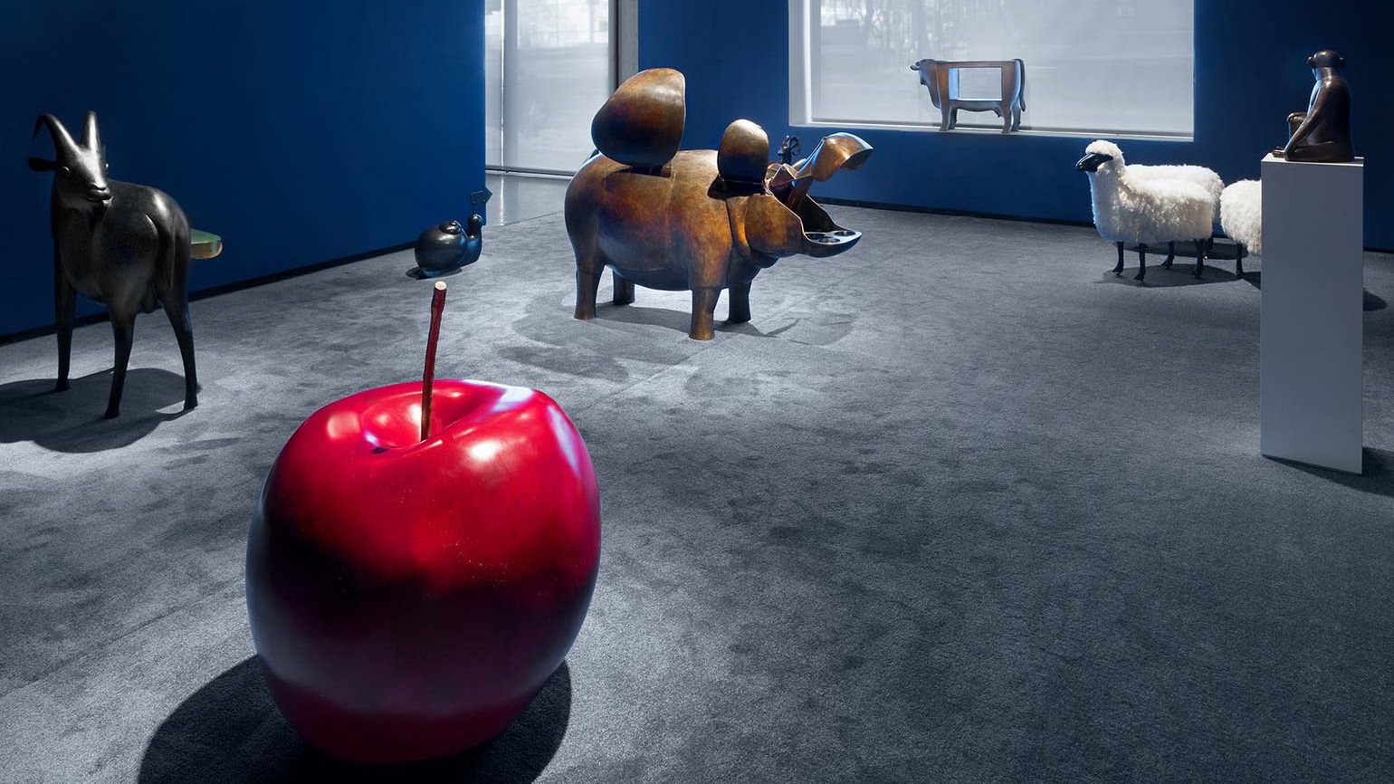 Les Lalanne transform Paul Kasmin Gallery into a designer zoo