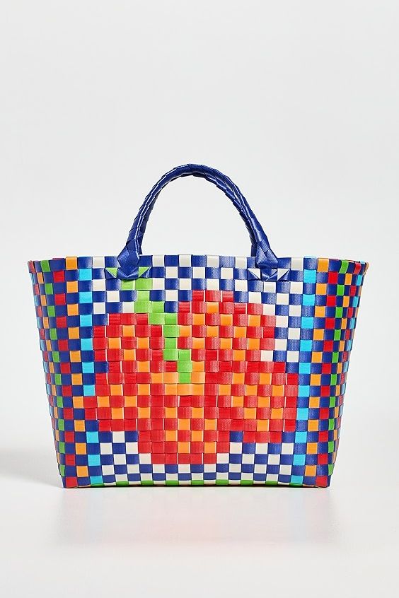 Farm Rio Flower Woven Bag