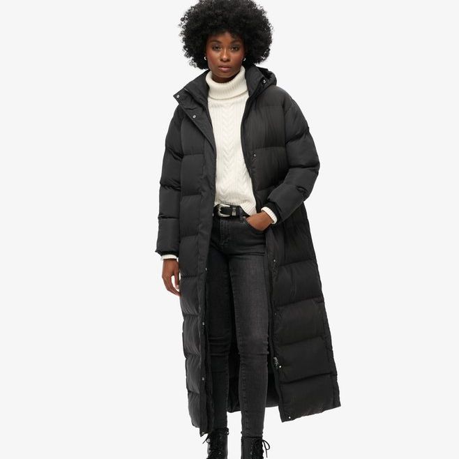 Maxi Hooded Puffer Coat