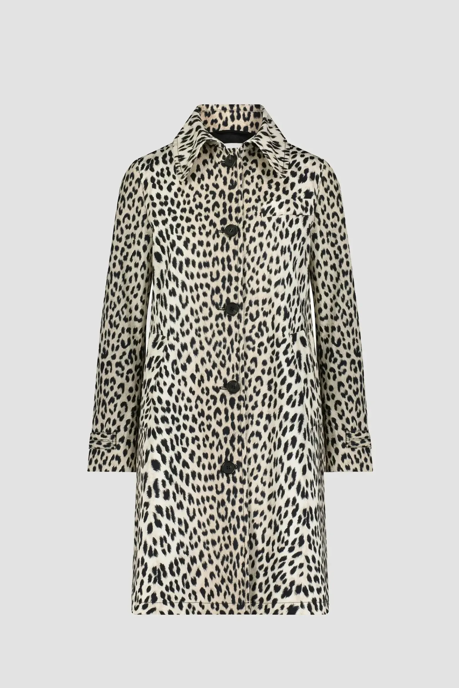 Alaine Animal Print Car Coat