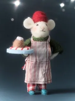 Felted Holiday Hobby Ornaments