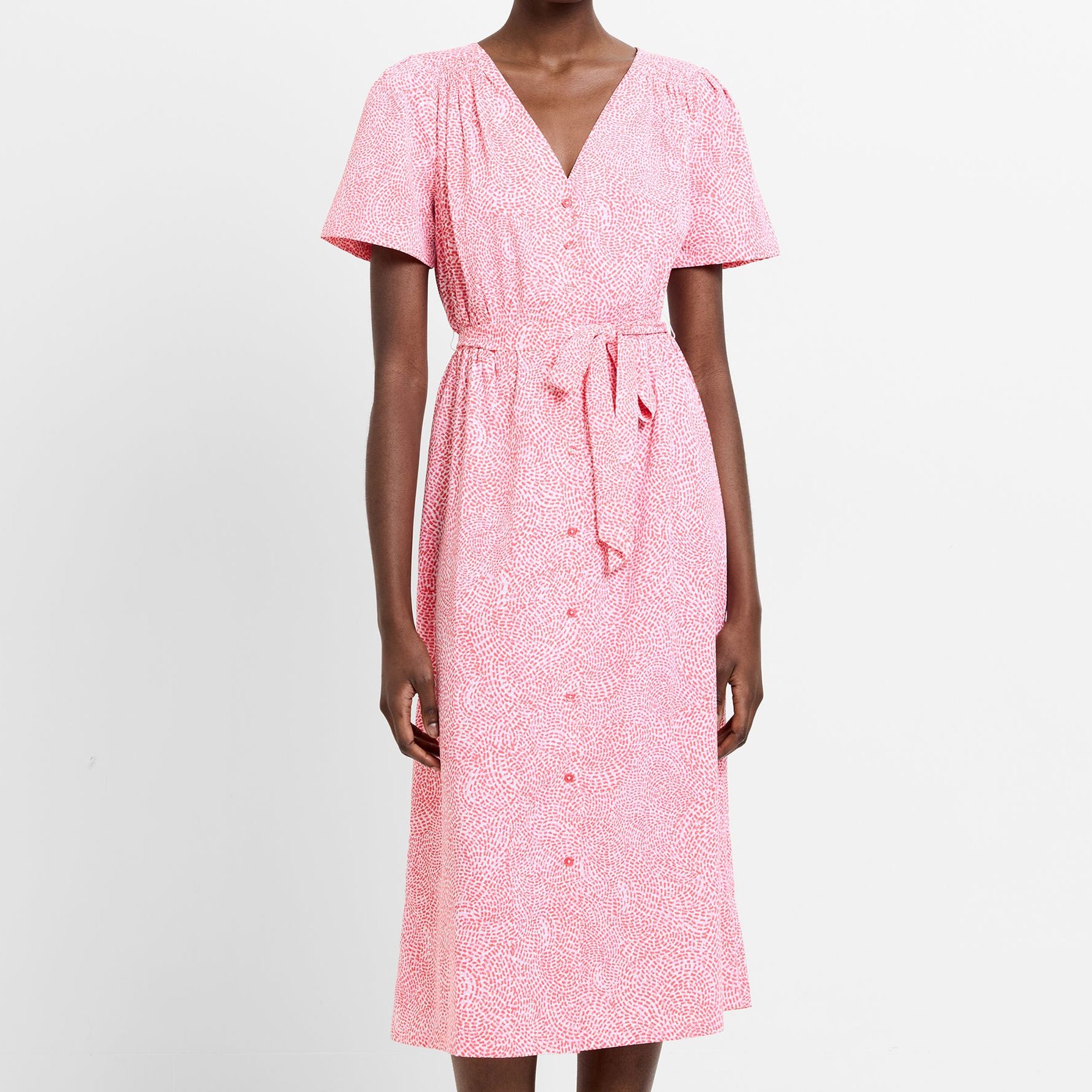 French Connection Bernice Floral Midi Dress
