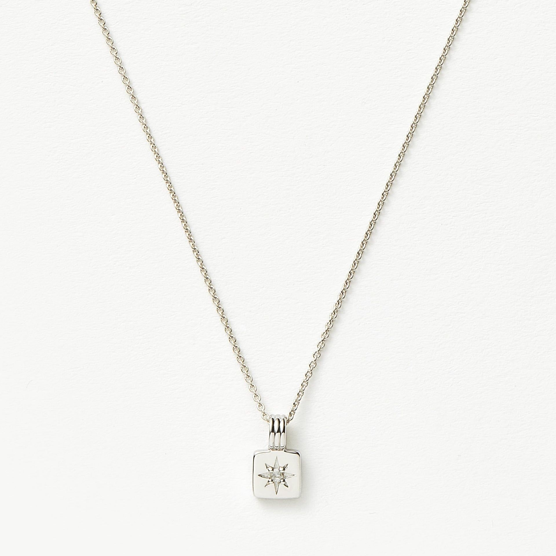 Mini Star Ridge Pendant Necklace | Sterling Silver - Sterling Silver