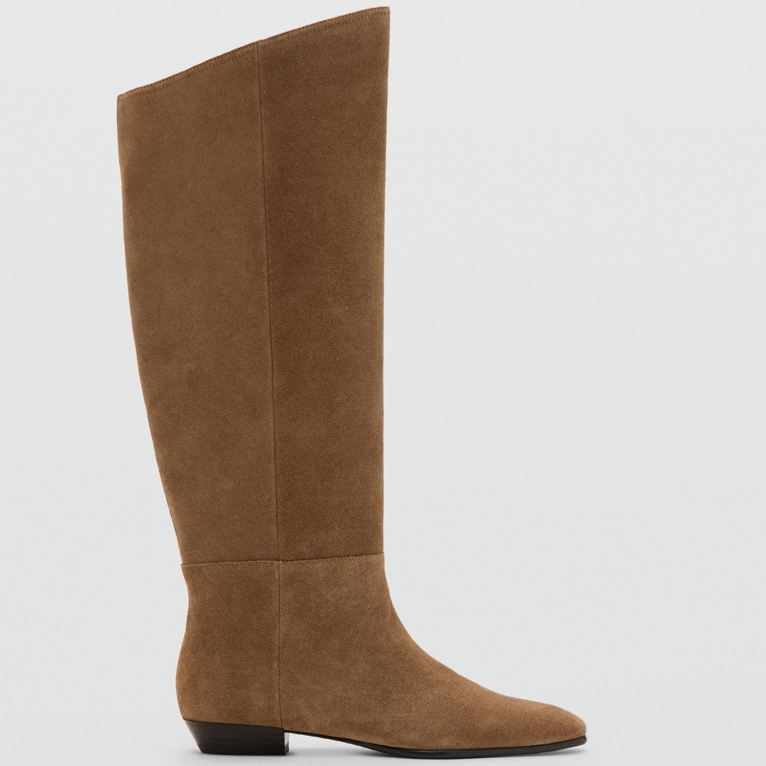High-Leg Suede Boots - Women | Mango United Kingdom