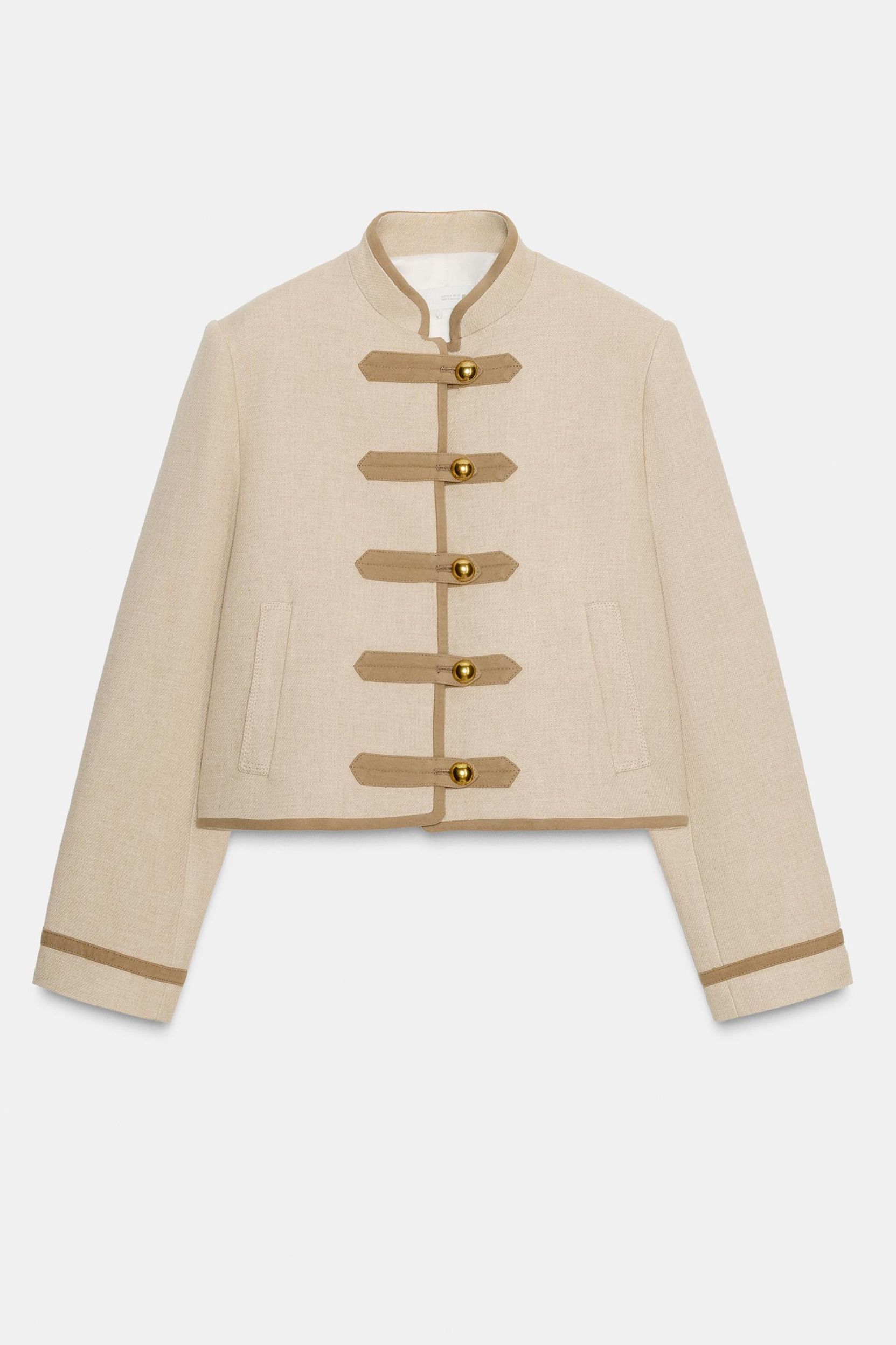 Frog Fastener Shoulder Pad Jacket