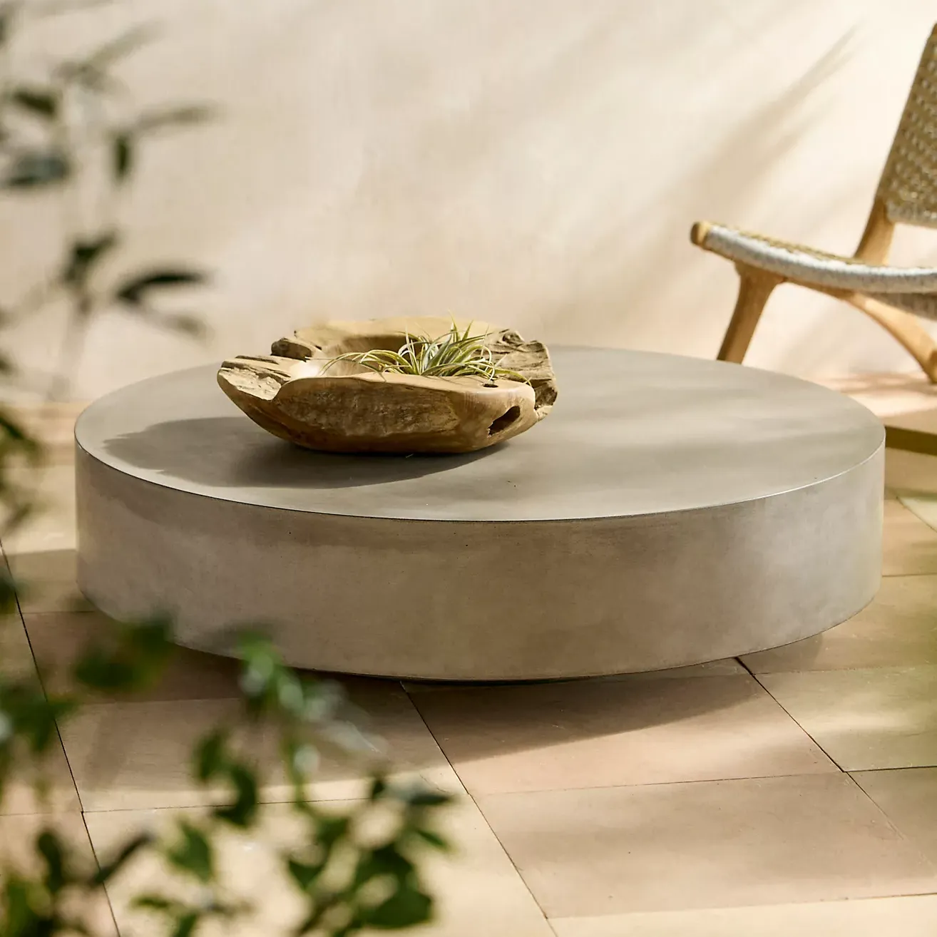Concrete Coffee Table, Round