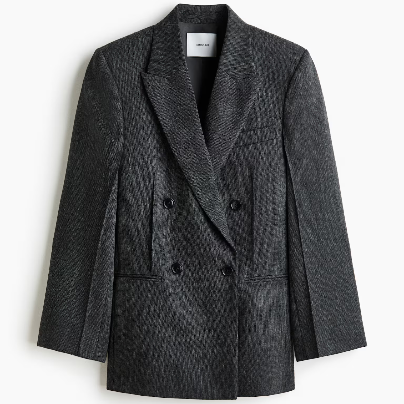 H&amp;amp;M, grey Wool Blazer