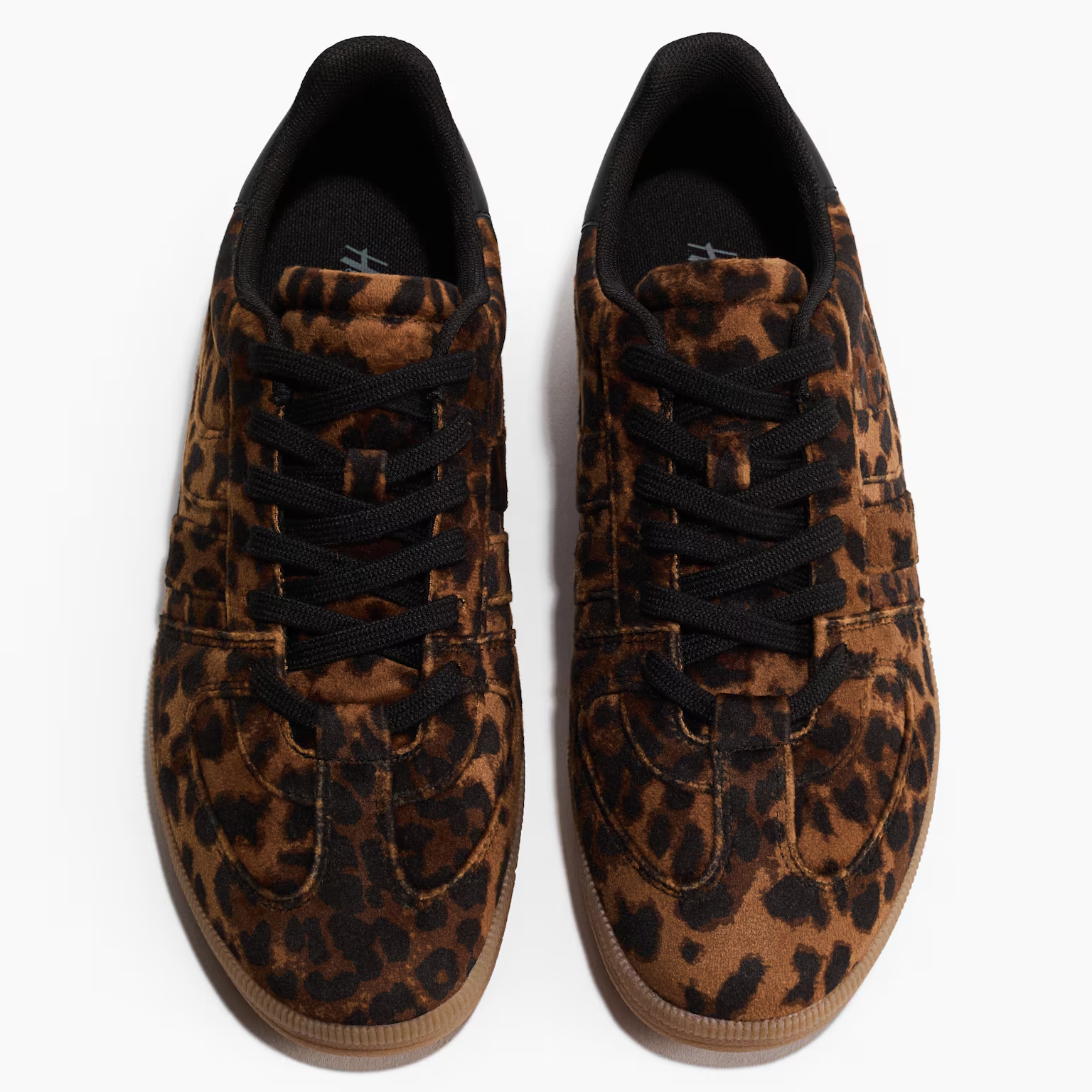 H&amp;amp;M leopard print trainers