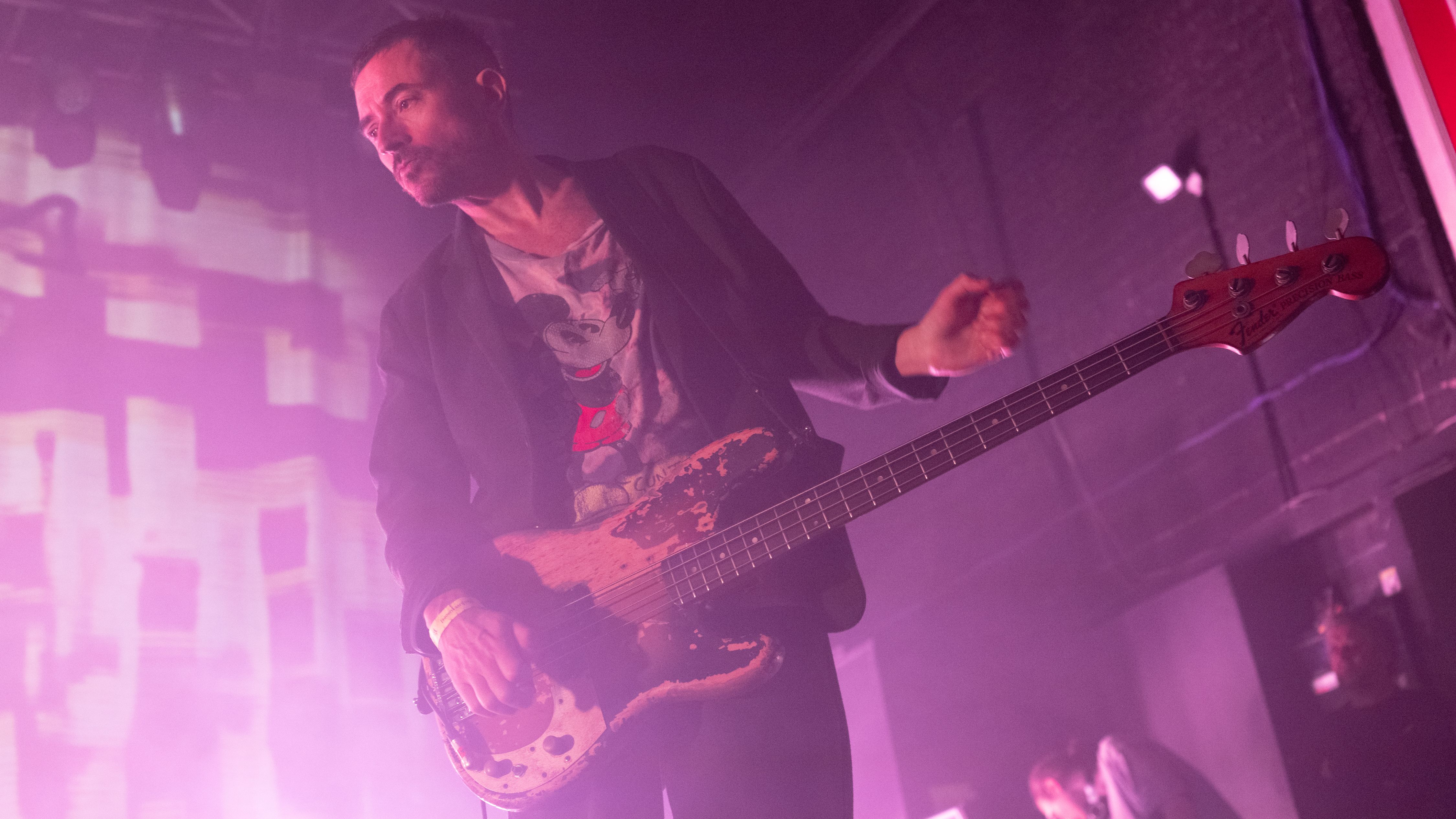 GLASGOW, SCOTLAND - DECEMBER 04: Drew McConnell of Babyshambles performs onstage during a concert at O2 Academy Glasgow on December 04, 2025 in Glasgow, Scotland. (Photo by Roberto Ricciuti/Redferns)