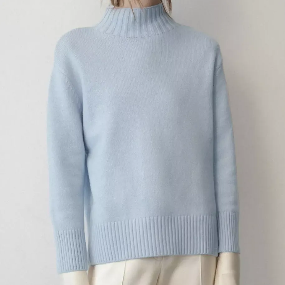Turtleneck Wool Sweater - Women | Mango United Kingdom