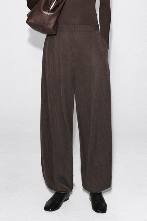 Toggle-Hem Balloon Pants
