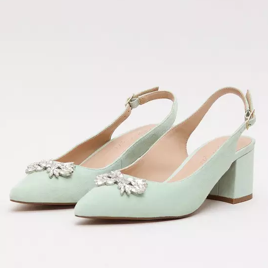 Phase Eight, mint green Block Heels