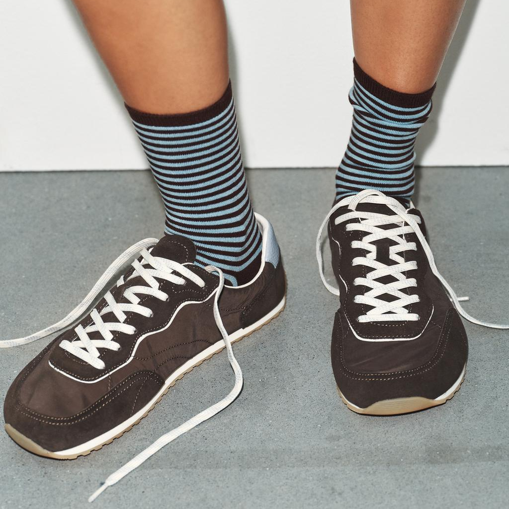 Zara, Contrast Barefoot Trainers