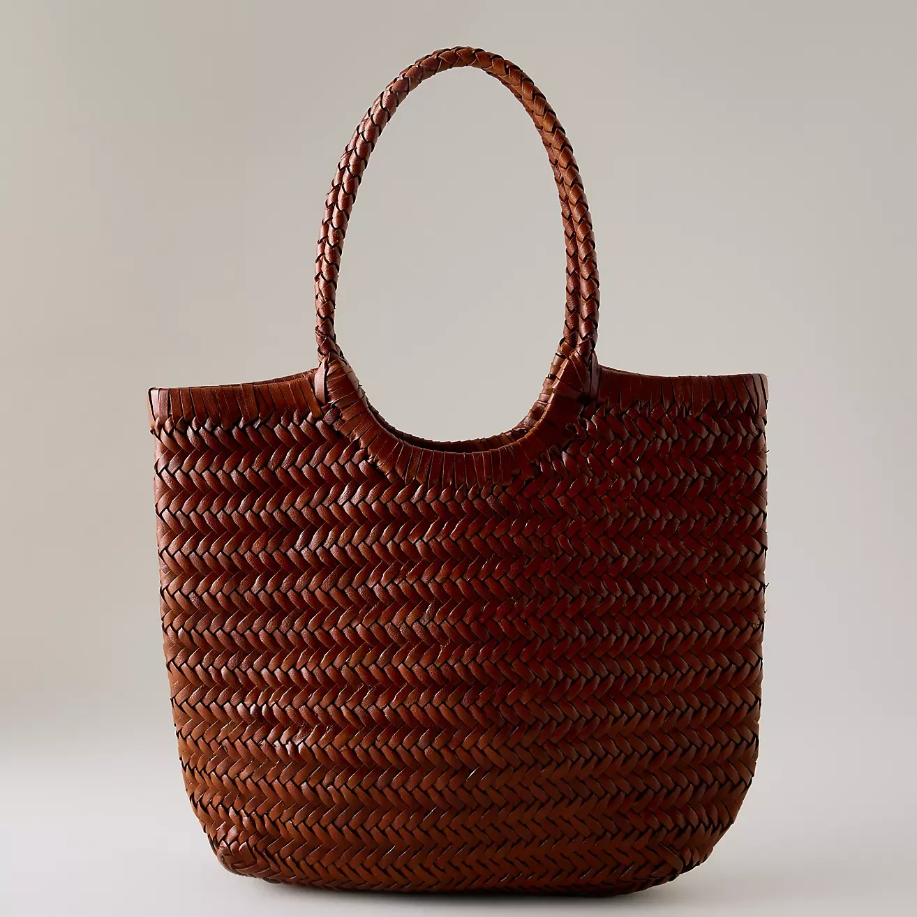 Mini Nola Woven Leather Bag