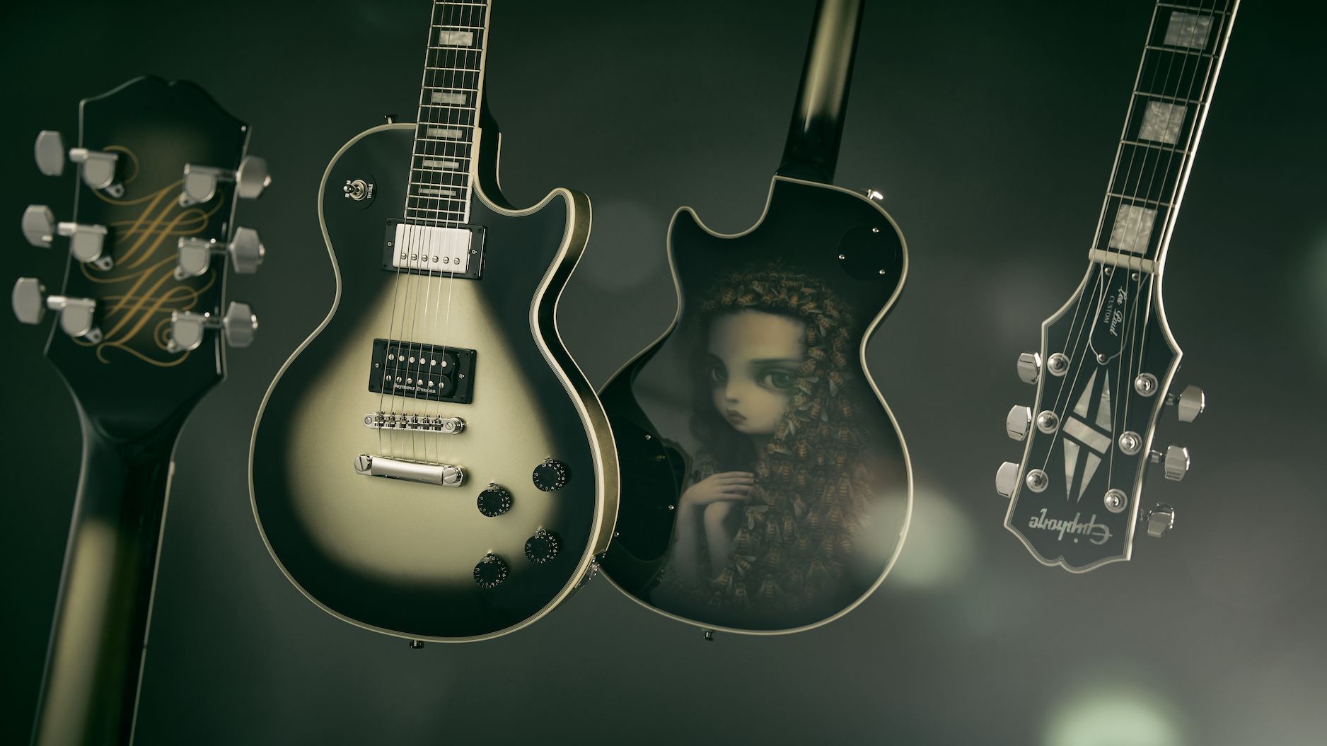 Epiphone Les Paul Custom 抜け殻 Epiphone Les Paul 100 80's 90's