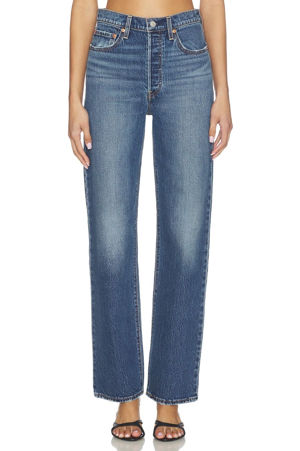 Ribcage Full Length Straight Leg Jeans