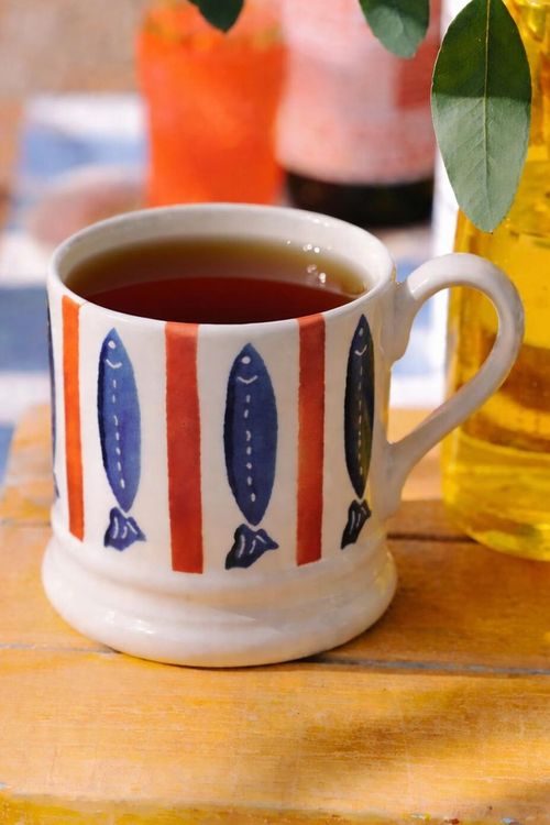 Seconds Seafood Stripe 1/2 Pint Mug