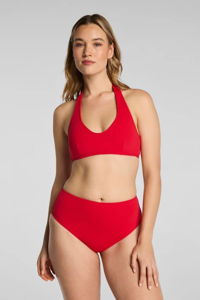 Spanx Swim Halter Bikini Top