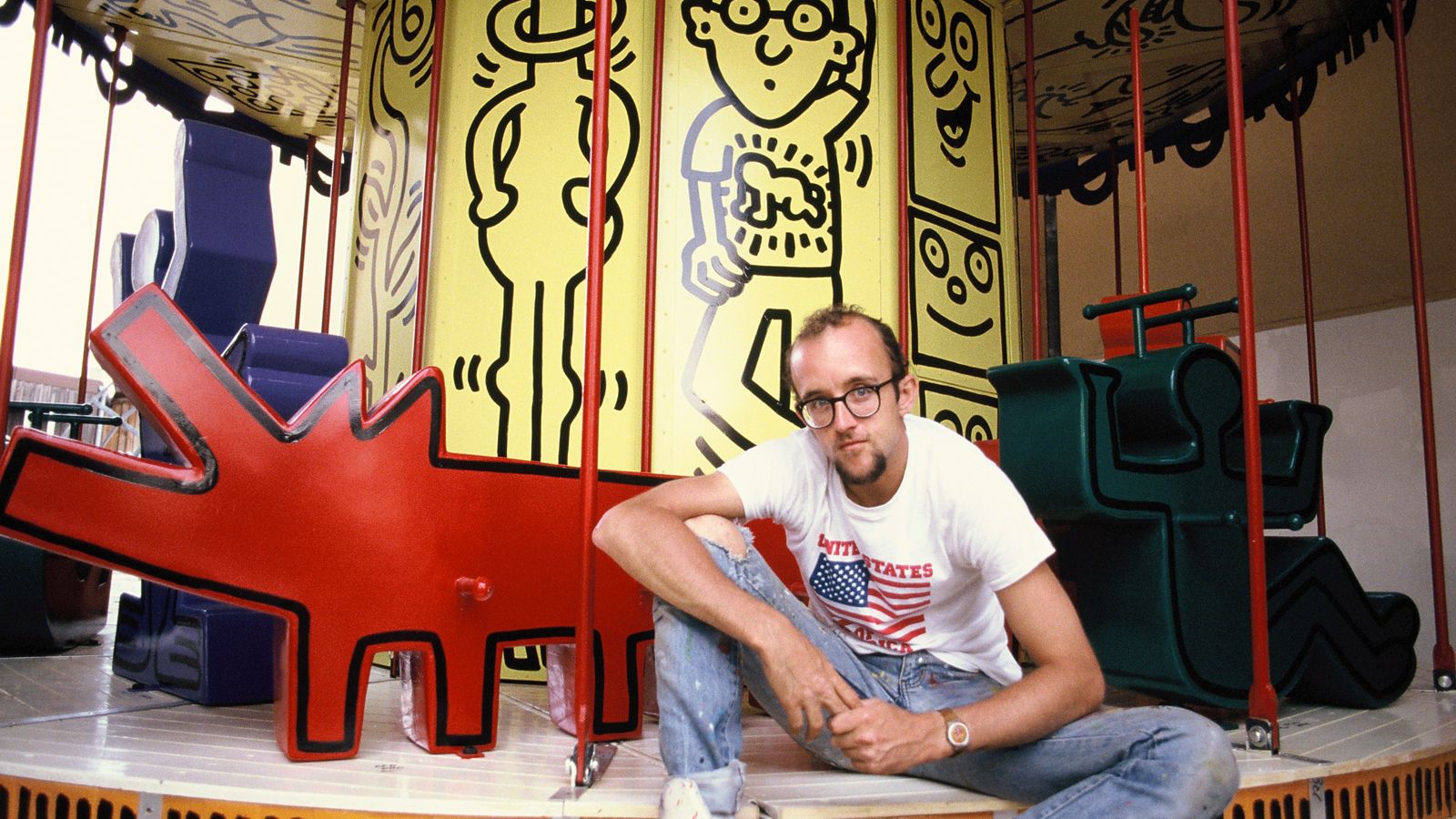 Luna Luna in New York, an amusement park designed by artists
