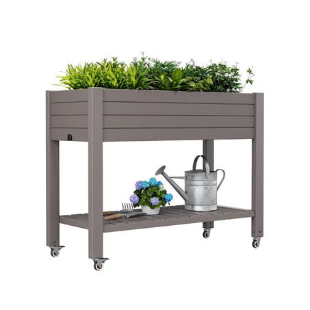 Raised Garden Bed with Wheels