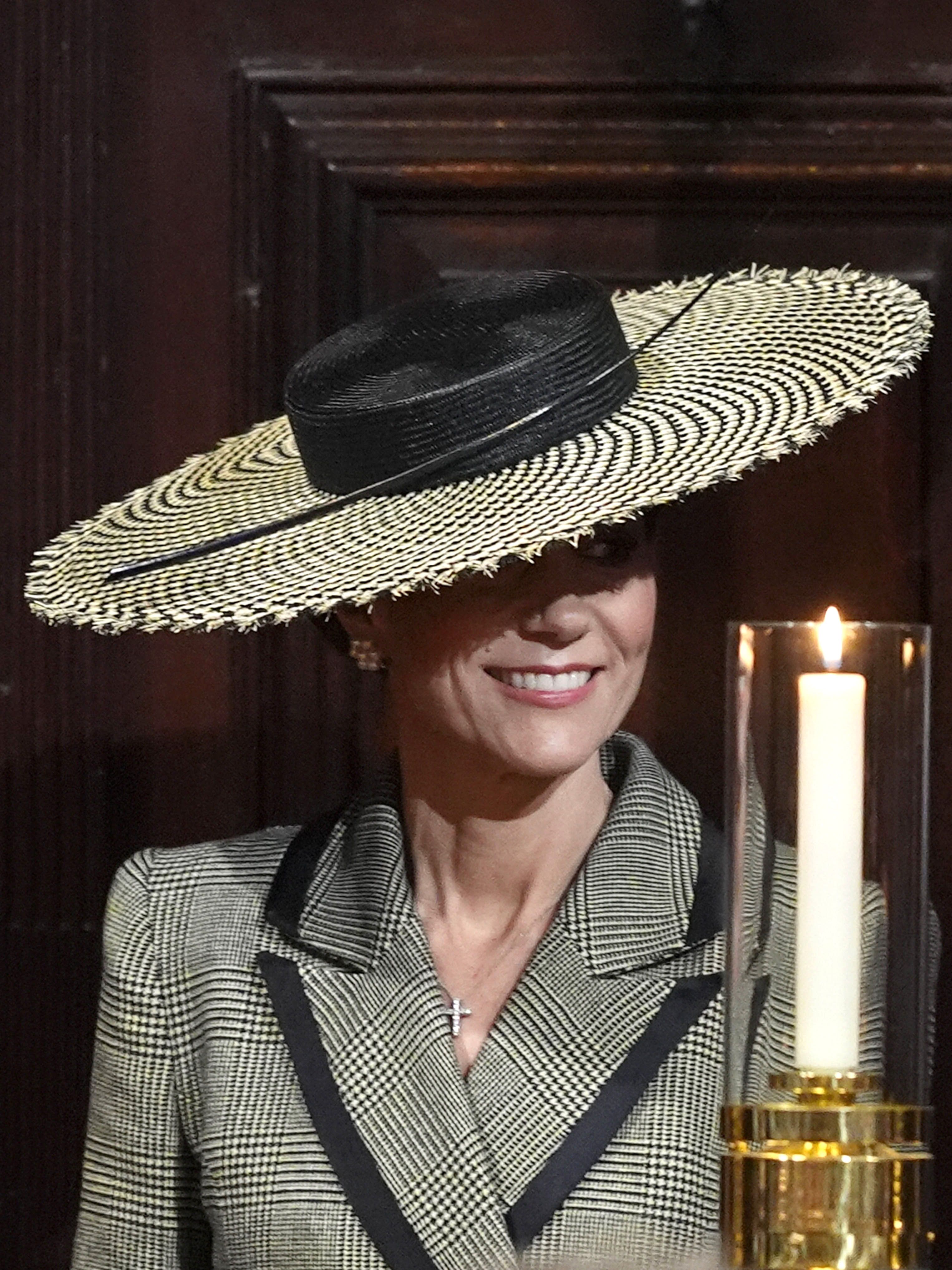 The Princess of Wales during the Enthronement Ceremony installing Dame Sarah Mullally as the 106th Archbishop of Canterbury, at Canterbury Cathedral in Kent. Picture date: Wednesday March 25, 2026.