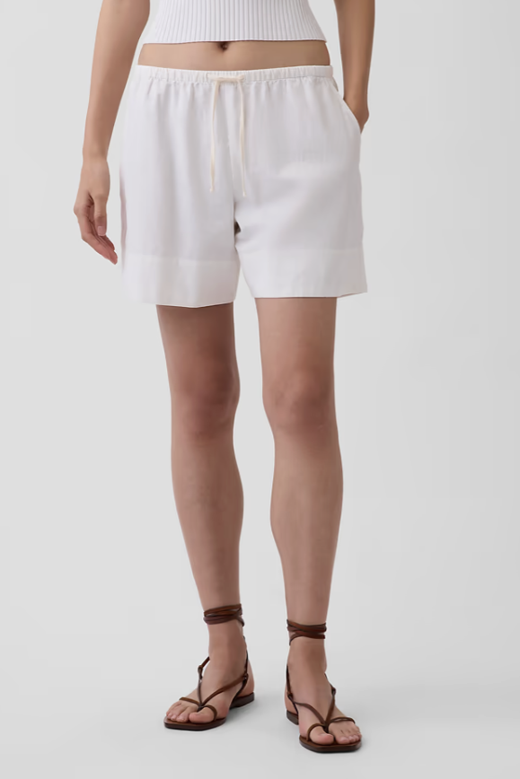 Gap, 6" Linen-Blend Easy Shorts