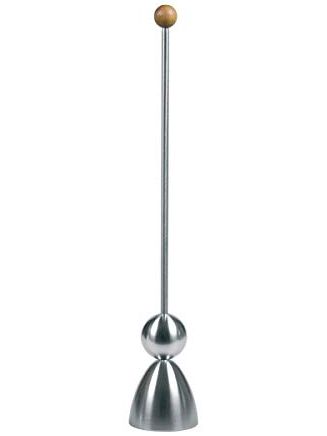 The Original Clack Egg Opener - German Engineered Stainless Steel Egg Topper - Premium Quality Egg Accessories (wooden Top)