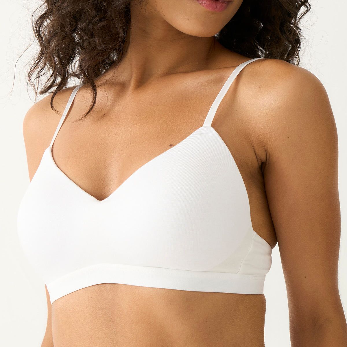 Smooth Sculpt Padded Bra - White