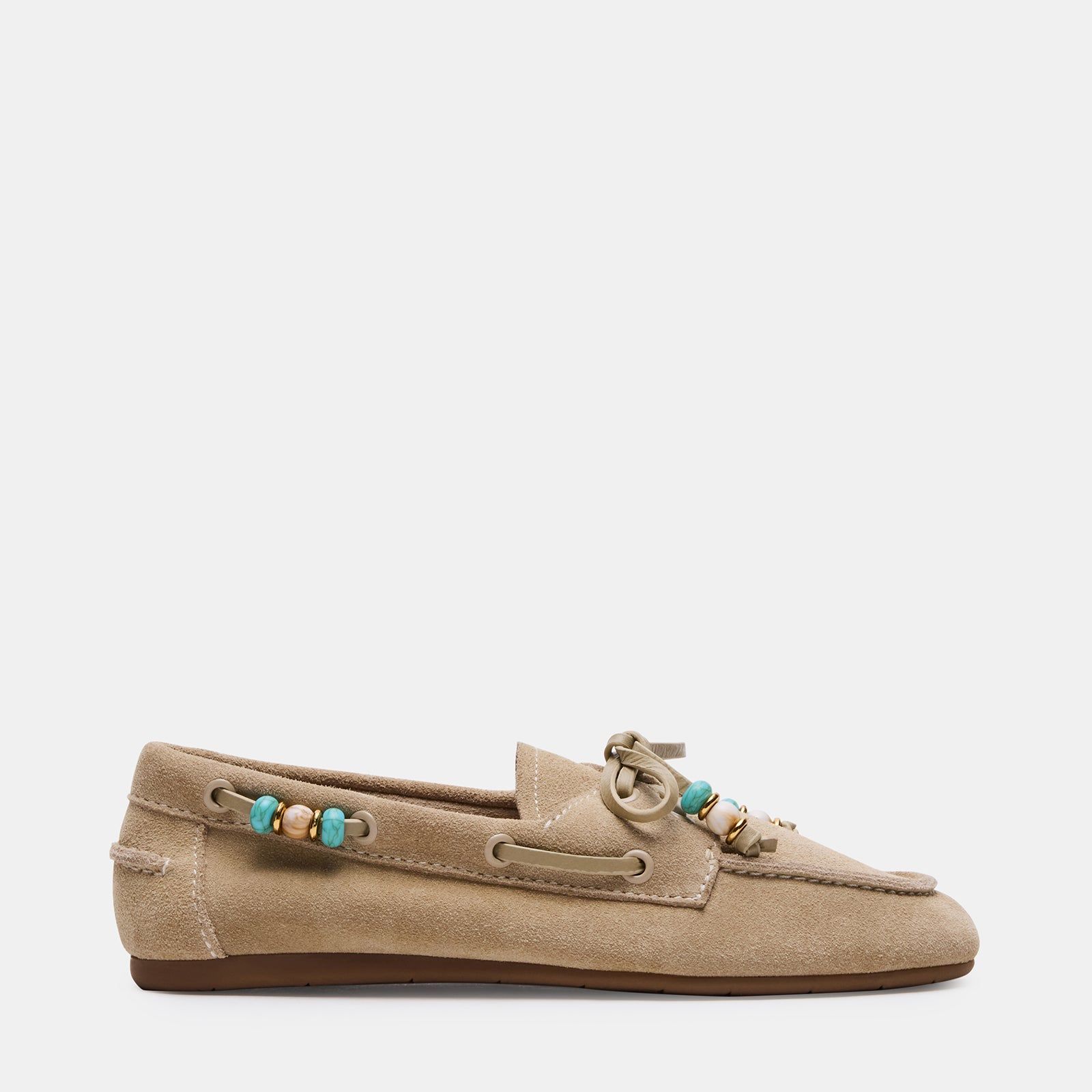 Sag Beads Sand Suede
