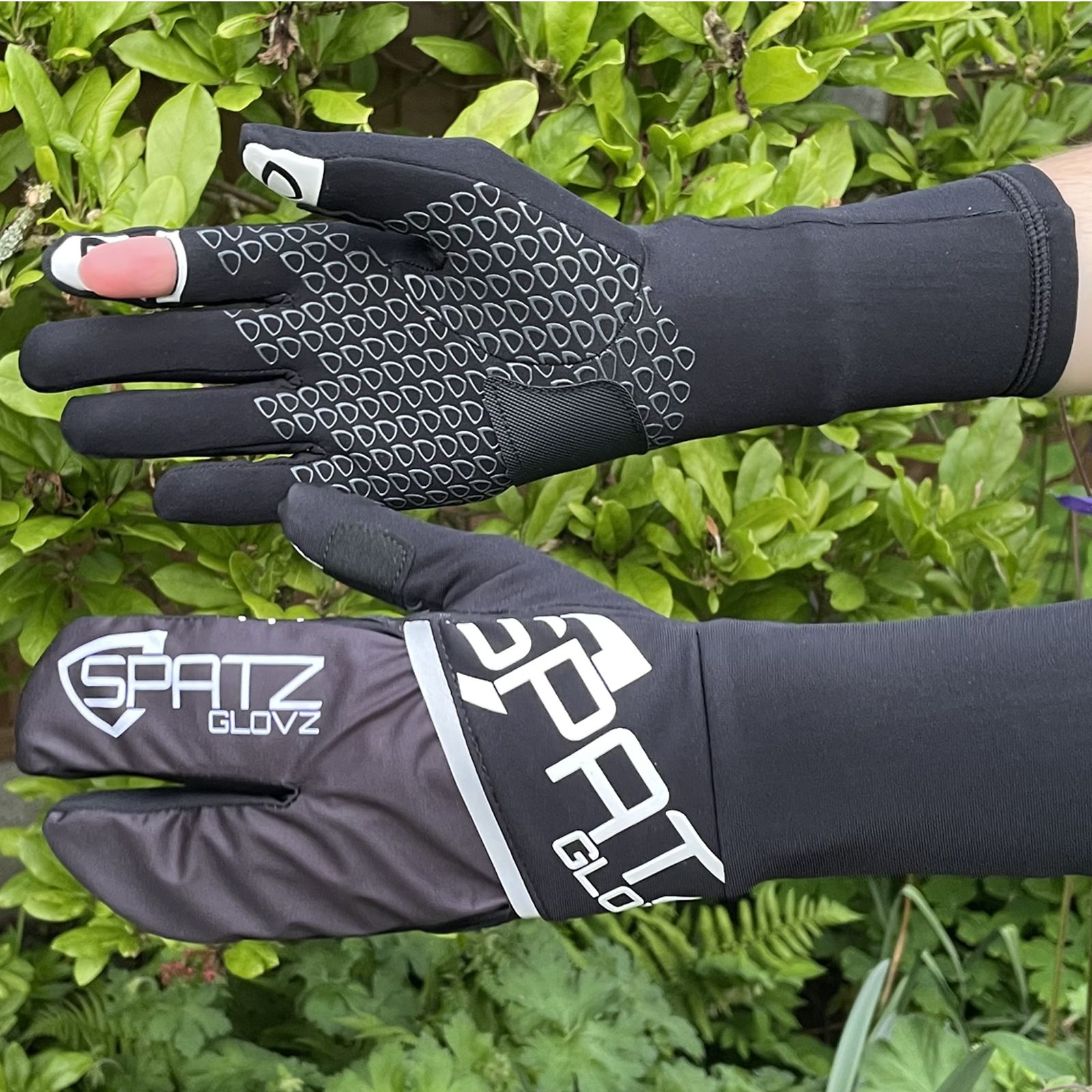 Spatz Glovz worn by a women