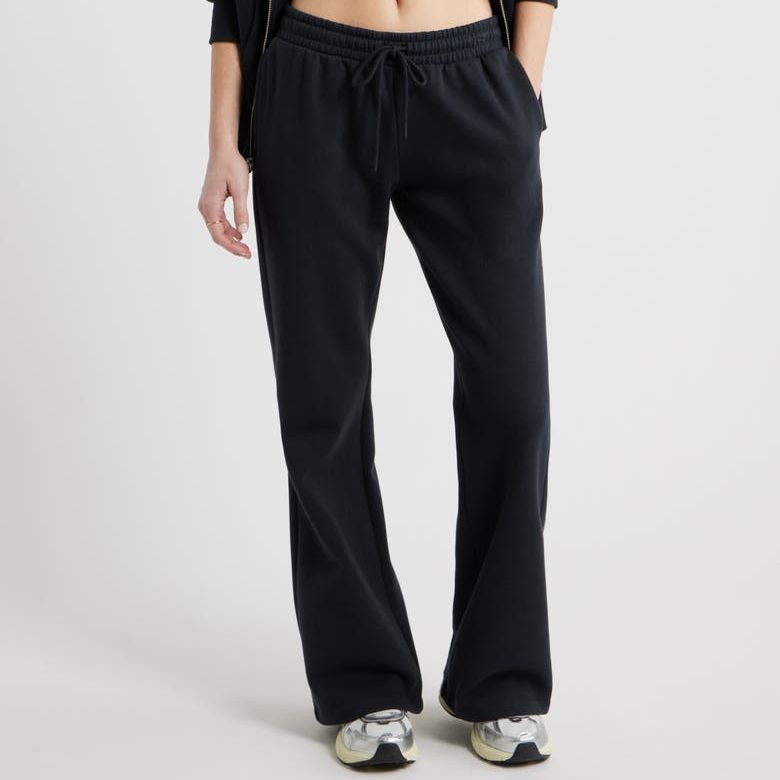 Baggy Flare Leg Sweatpants